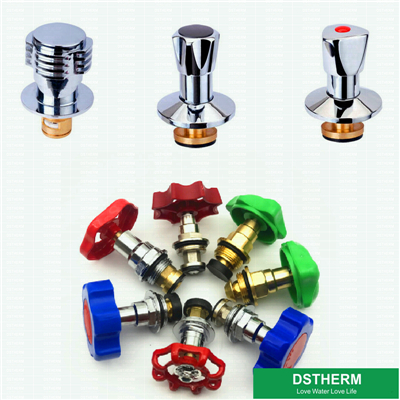 Different Handles With Valve Cartridge For Stop Valve