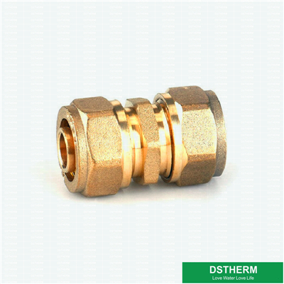 Brass Equal Threaded Coupling Screw Fittings Pex Fittings Brass