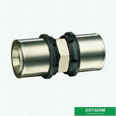 Press Fittings Reducer Straight Coupling With Dark Sleeve