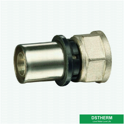Press Fittings Female Straight Coupling With Black Sleeve