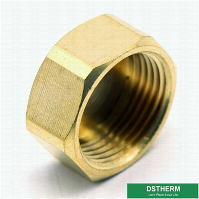 Brass Hexagon Cap With Female Threaded Pipe Fittings