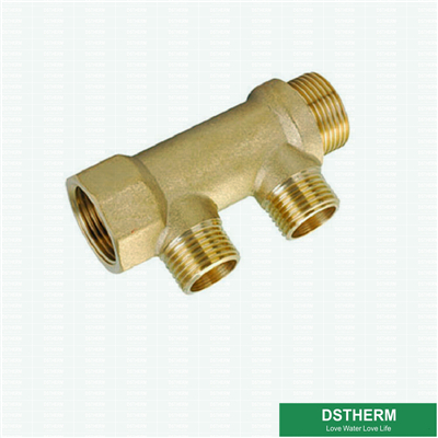 2-6 Ways Male Connector Customized Brass Manifolds