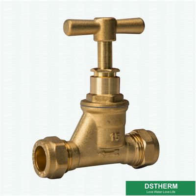 Customized Heavier High Quality 20mm 25mm 32mm Screw Connector Brass Forged Stop Cock Valve 