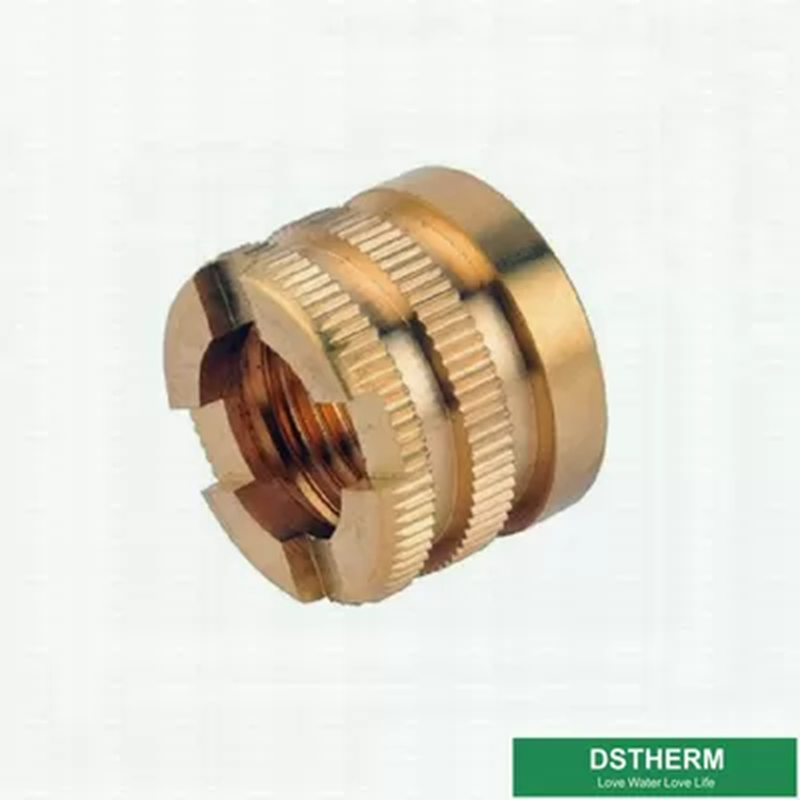 Brass Color Female Brass Inserts For Ppr Fittings Customized Designs