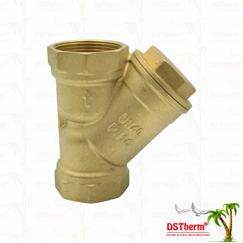 Brass Y‑Type Filter Valve Corrosion-Resistant Strainer For Water DN15-50